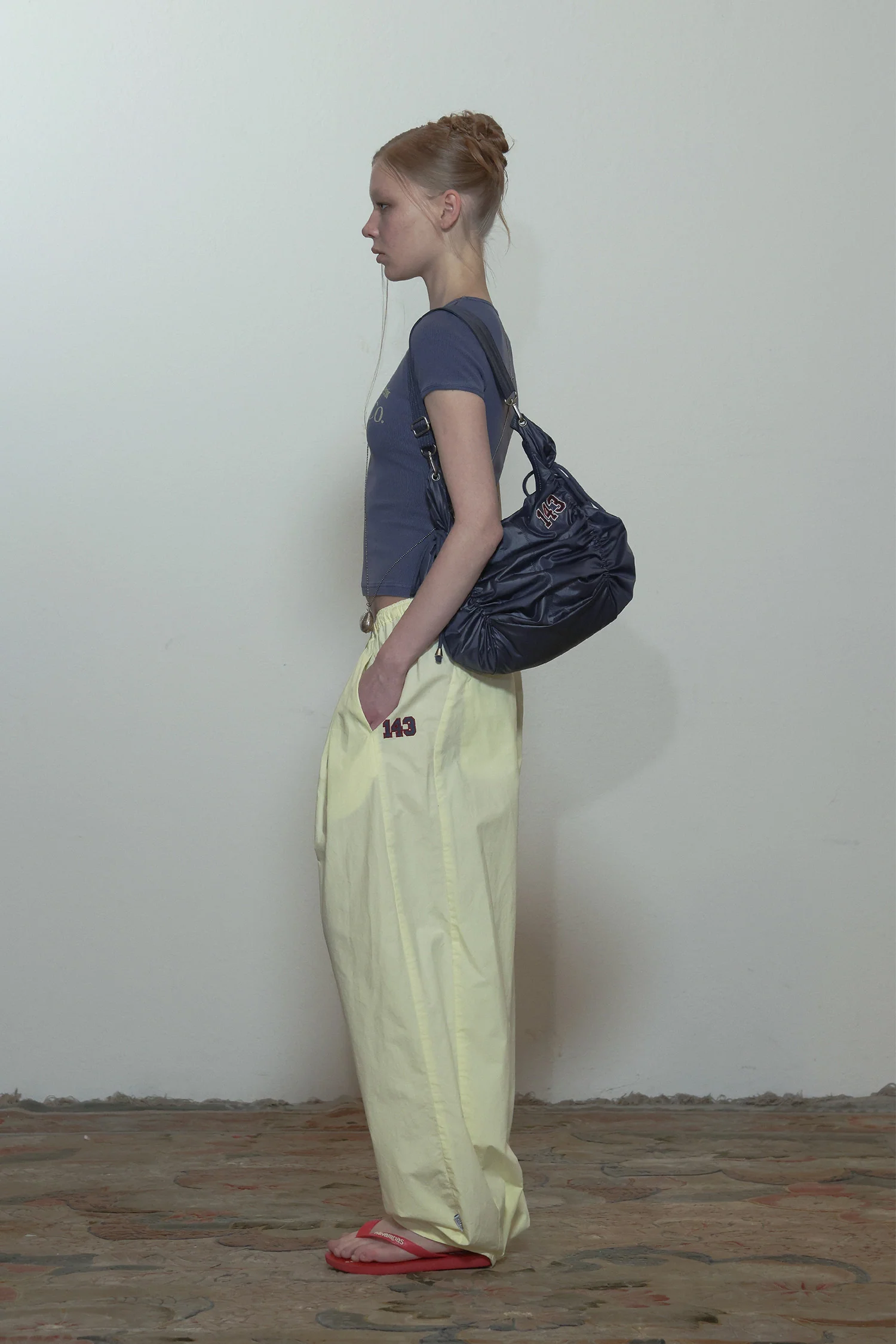 Archive Pigment Baby Tee Dusty Blue - Image 3