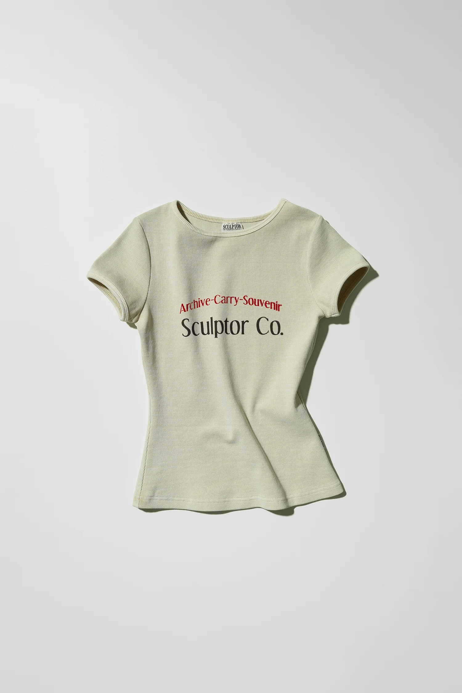 Archive Pigment Baby Tee Dusty Ivory - Image 4