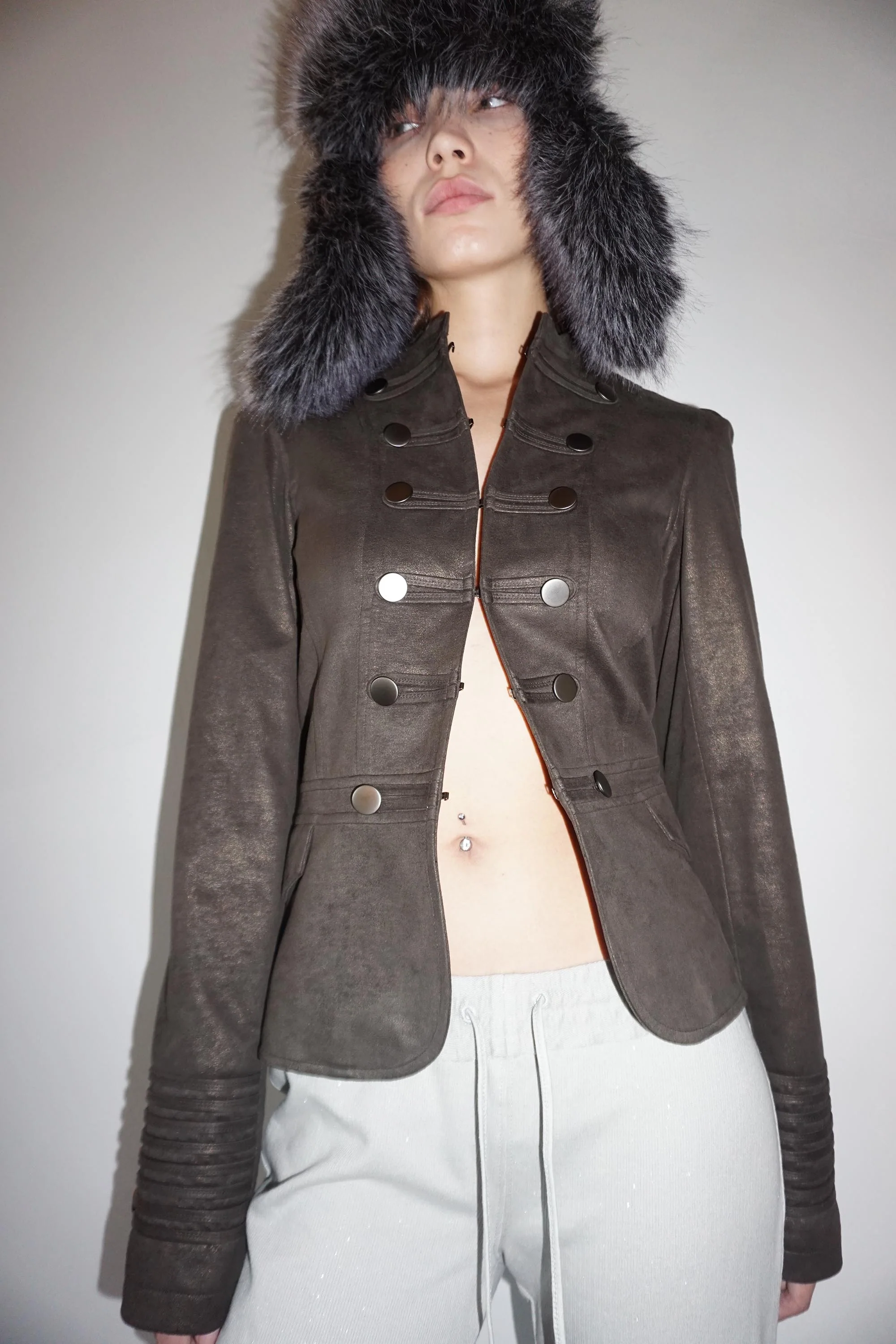 Brass Napoleon Jacket Khaki - Image 4