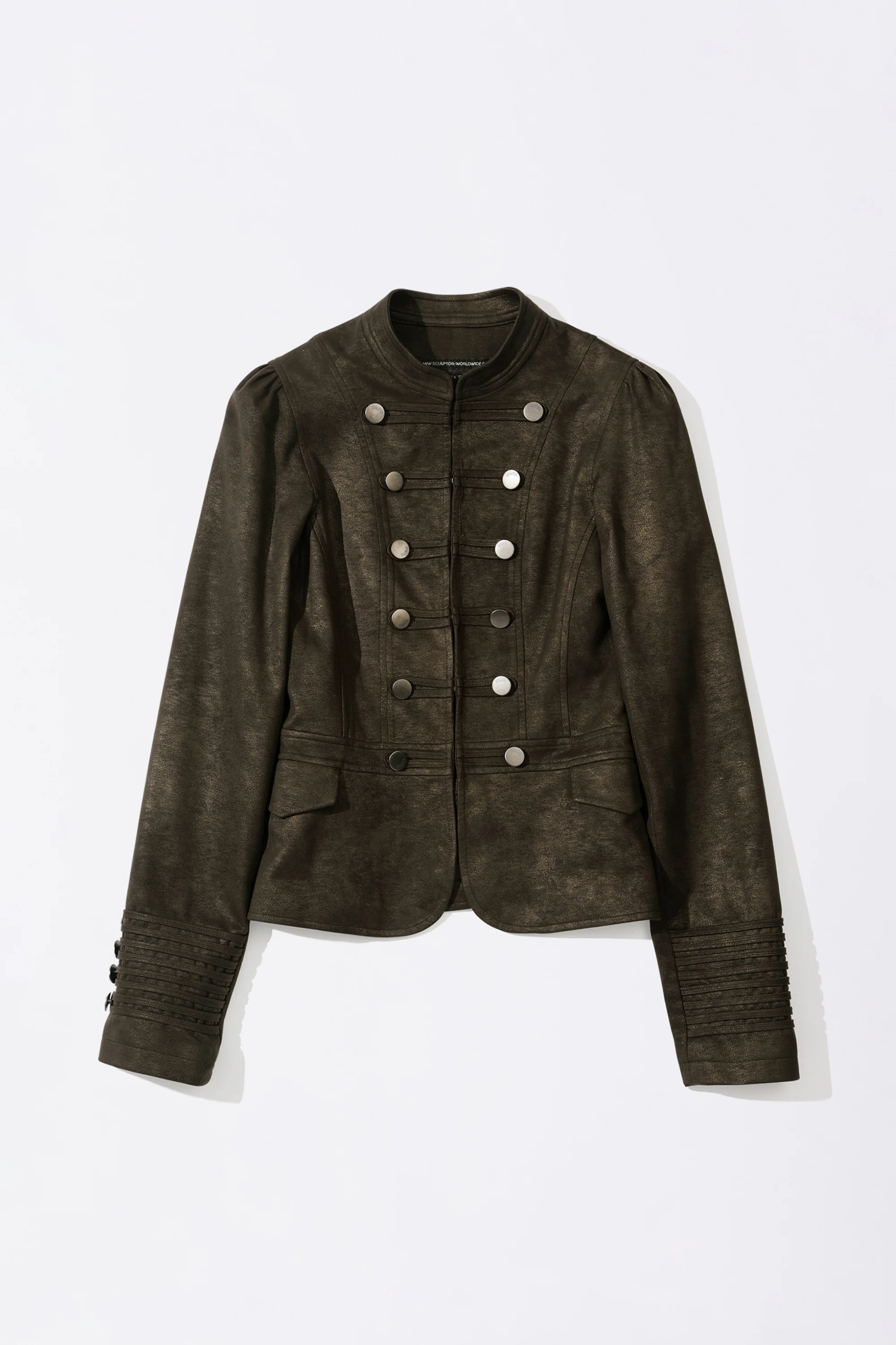 Brass Napoleon Jacket Khaki - Image 5