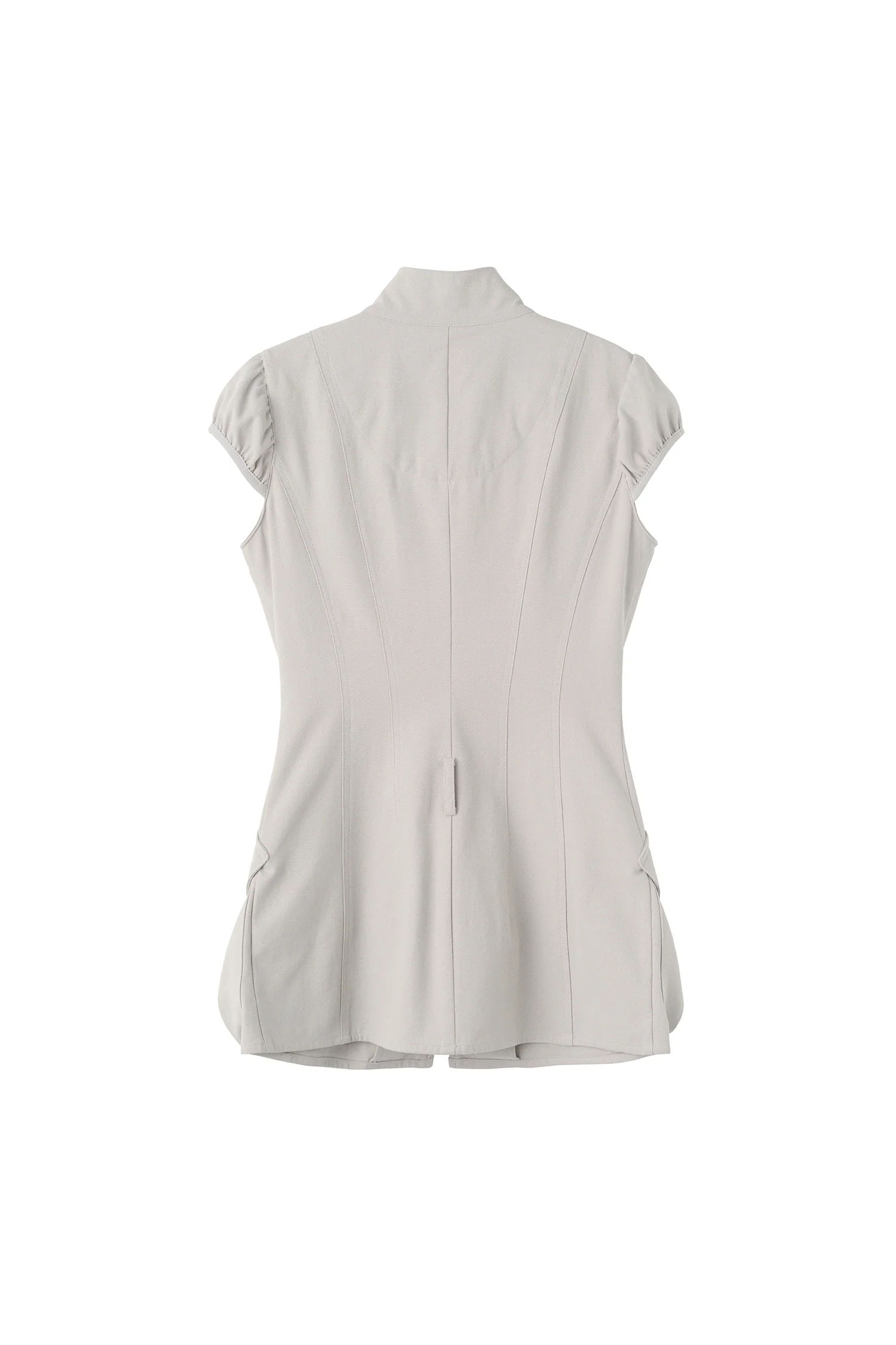 Cargo Zip-Up Dress Ice Gray - Image 5