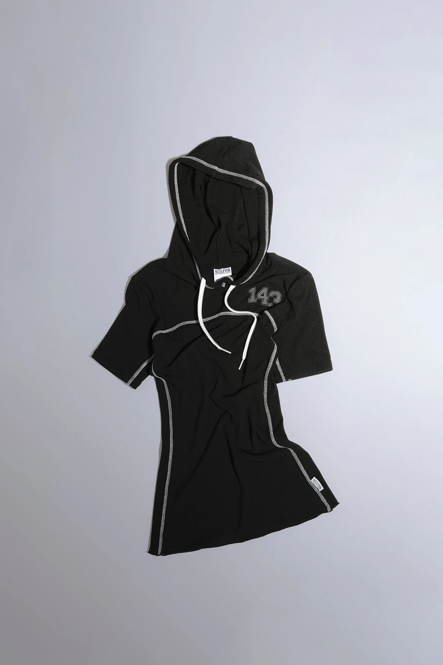 ILY Numbering Hoodie Tee Black - Image 4
