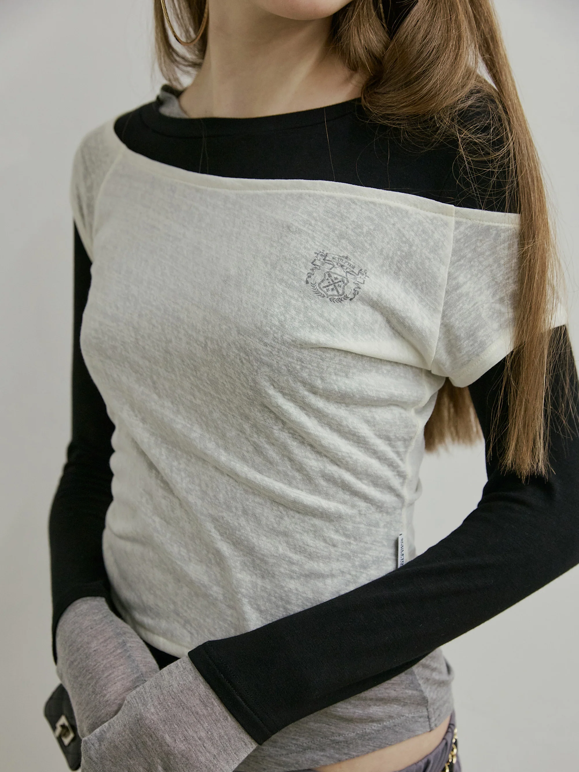 Lazy Layered Tee Raw - Image 3