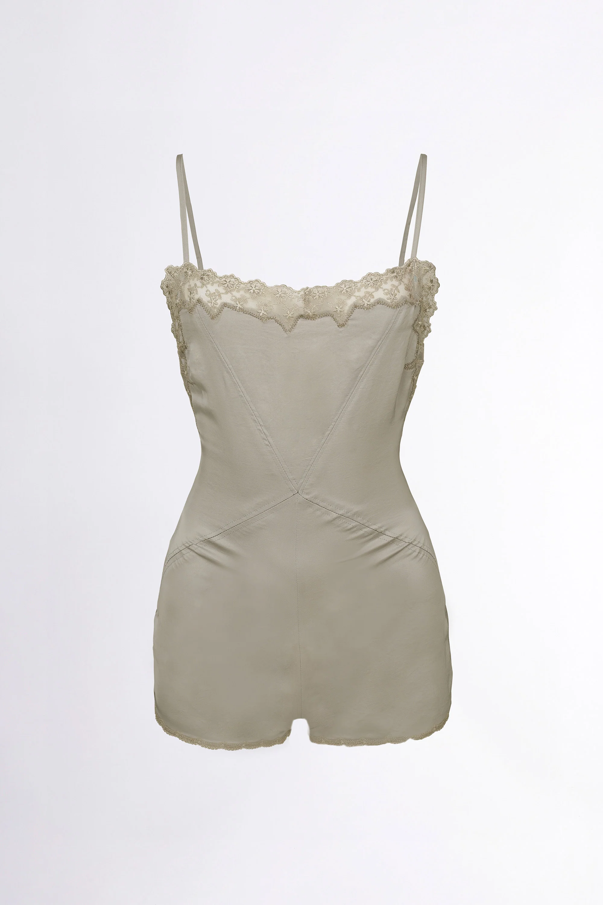 Lingerie Body Romper Gray - Image 5