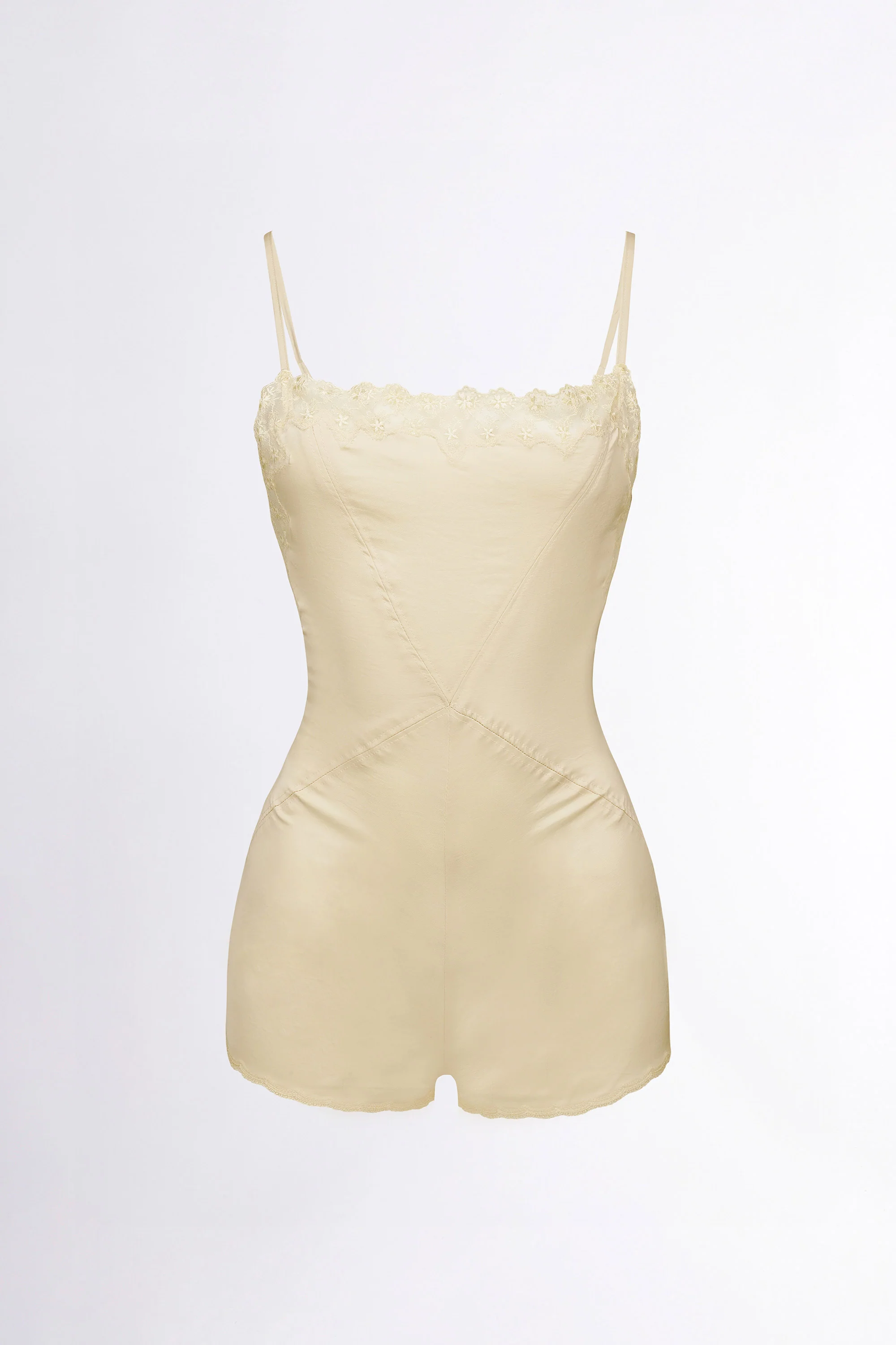 Lingerie Body Romper Ivory - Image 5