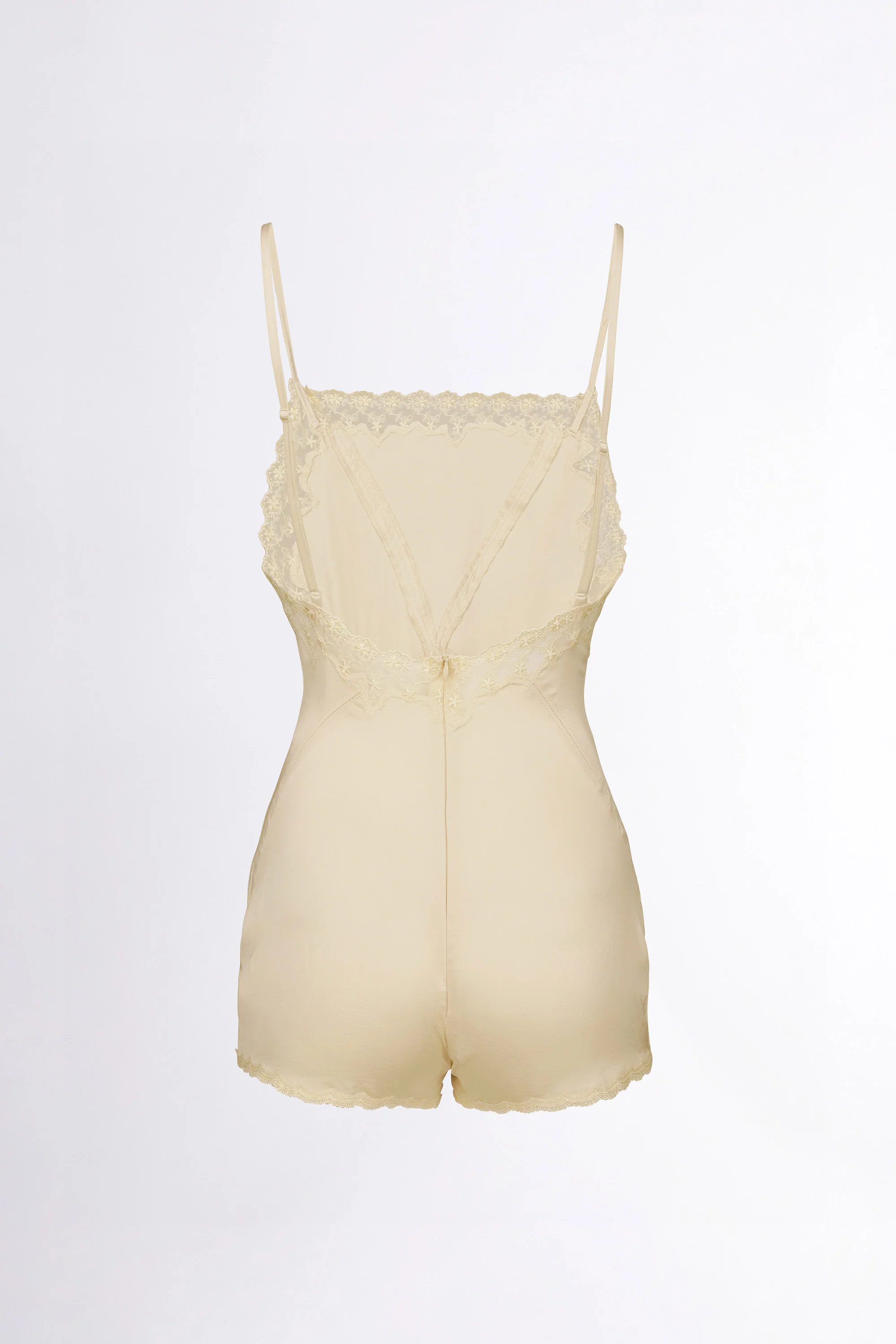 Lingerie Body Romper Ivory - Image 6