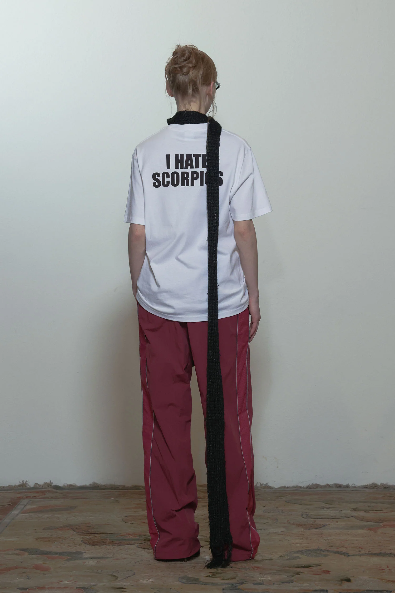 Mesh Nylon Track Pants Berry - Image 4