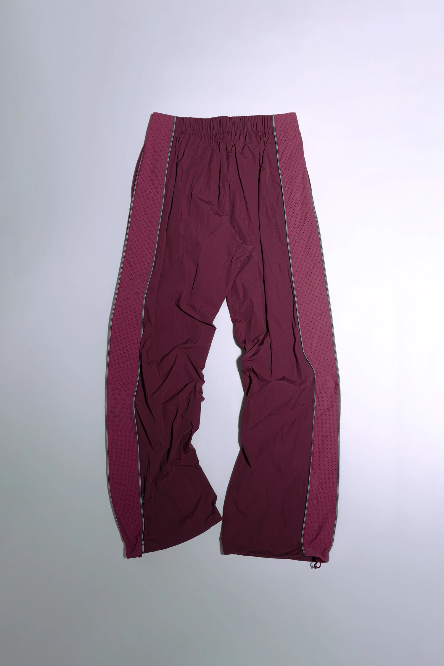 Mesh Nylon Track Pants Berry - Image 6