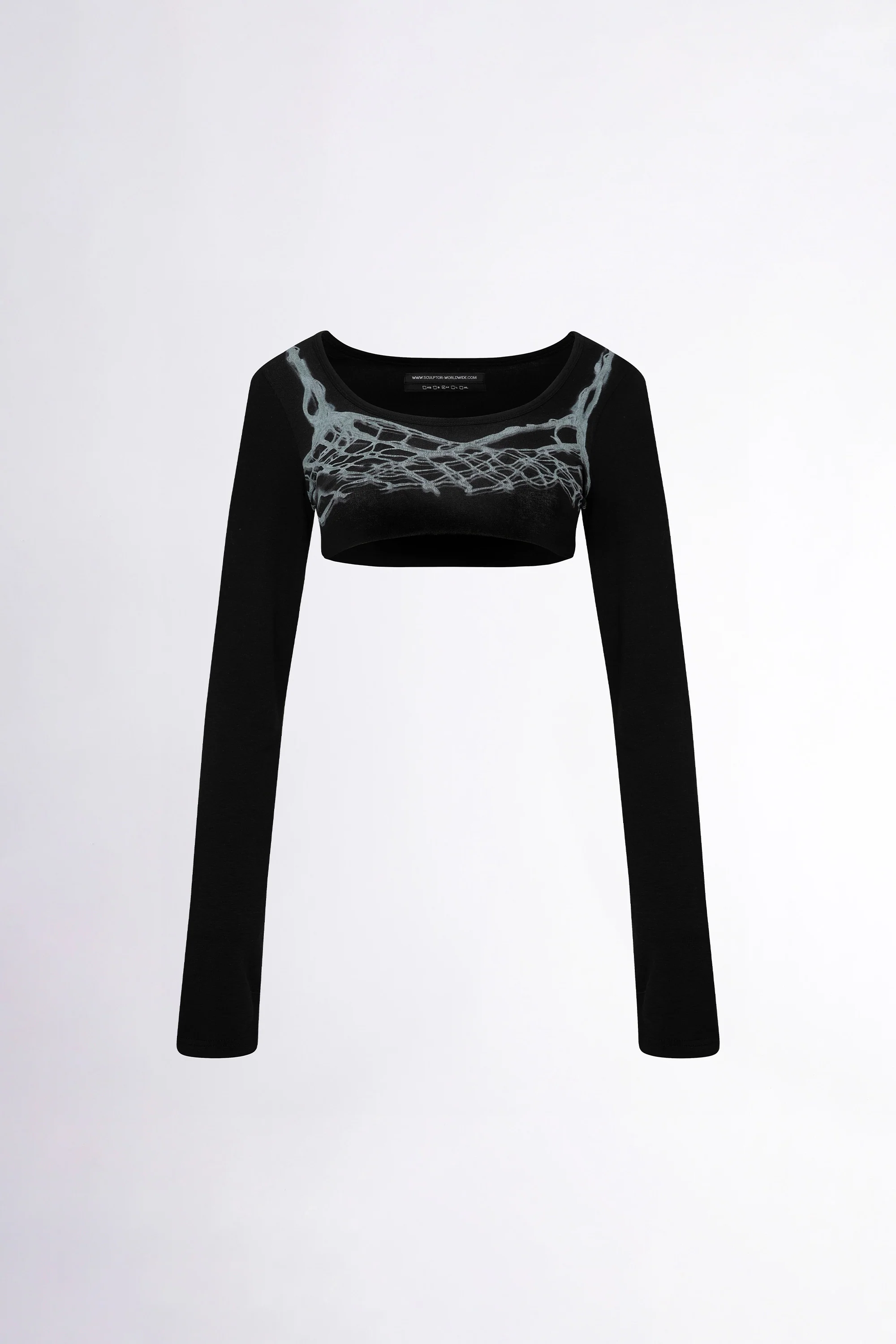 Micro Underboob Tee Black - Image 4