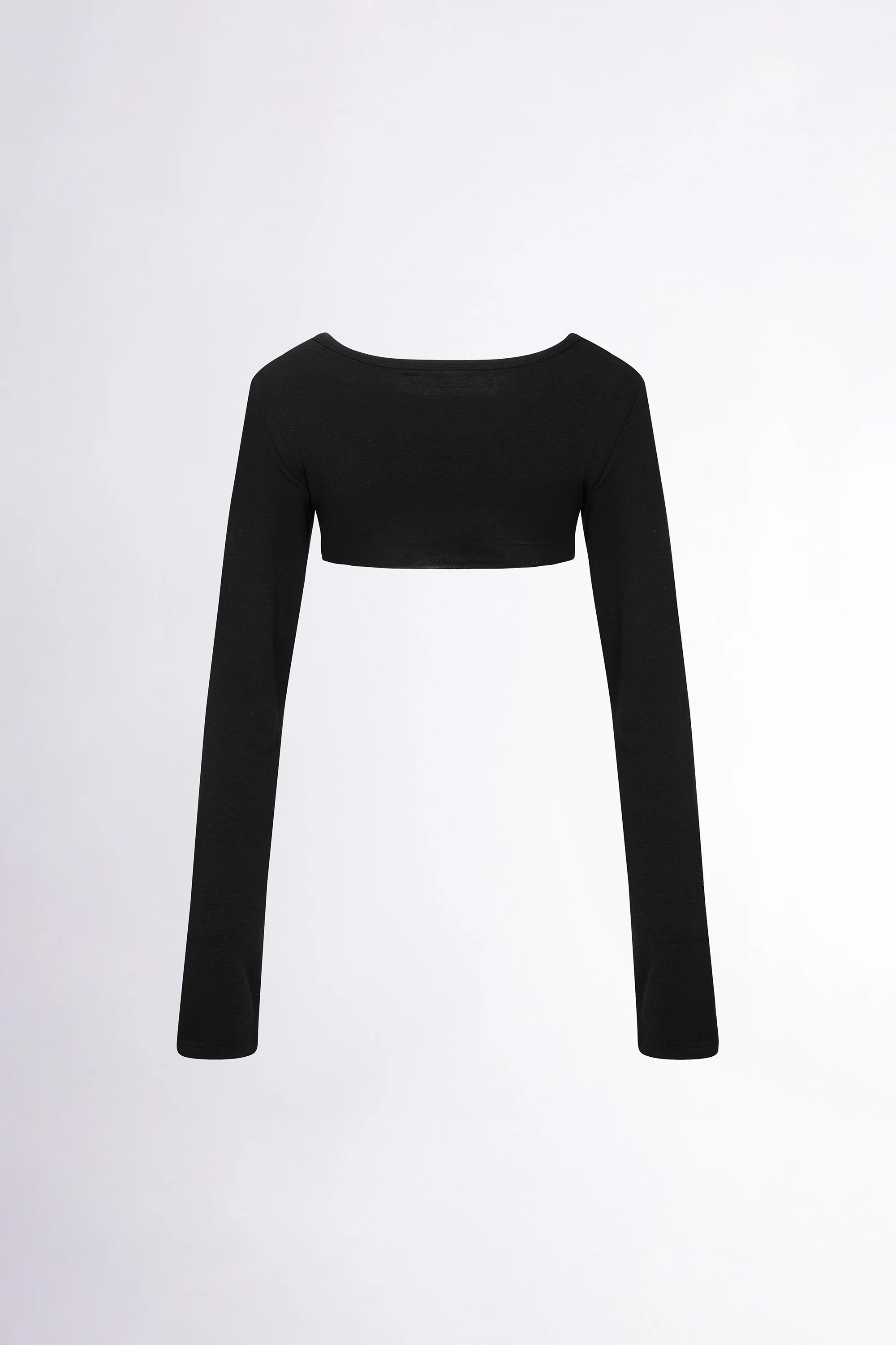 Micro Underboob Tee Black - Image 5