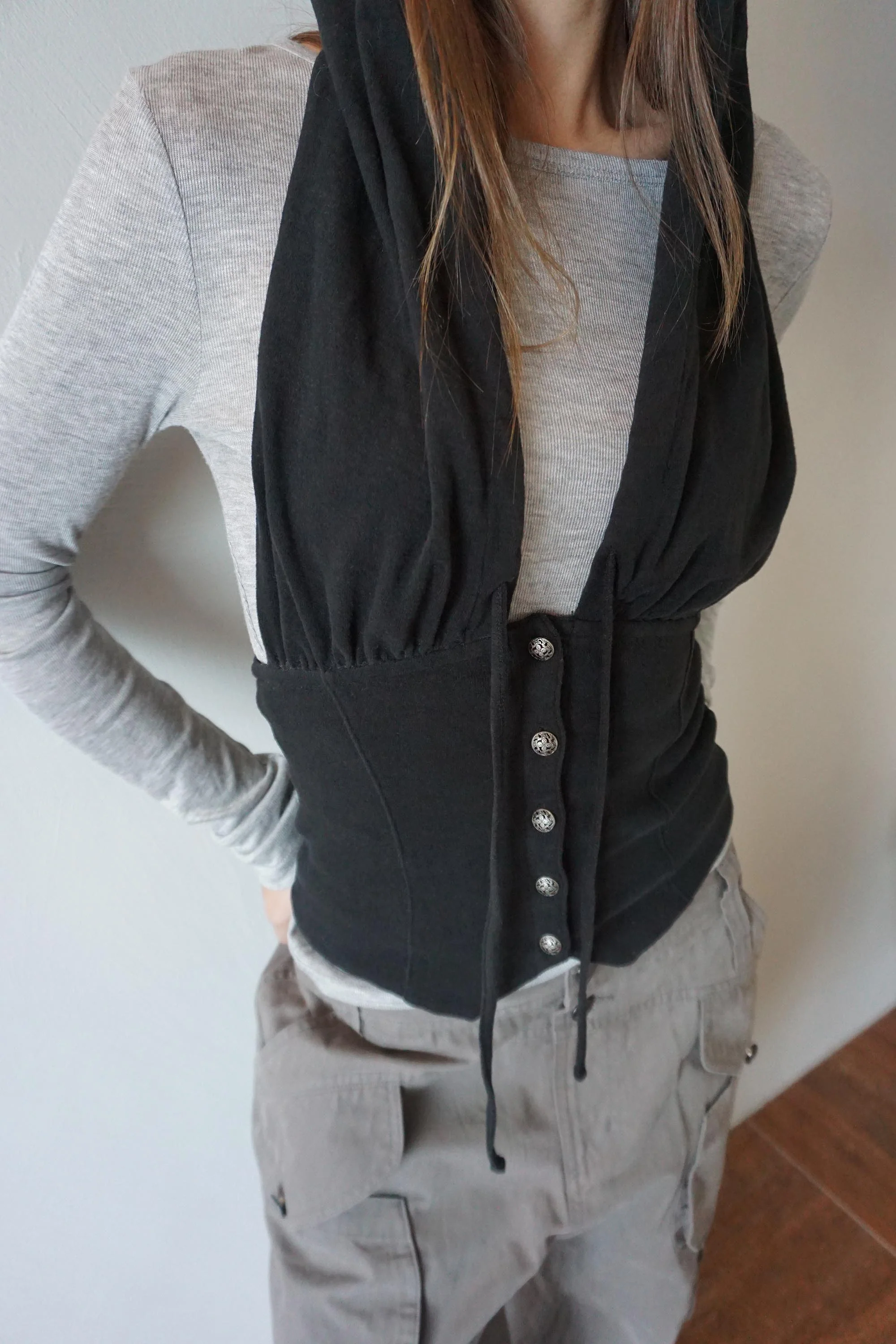 My Go To Tencel Tee Melange Gray - Image 3