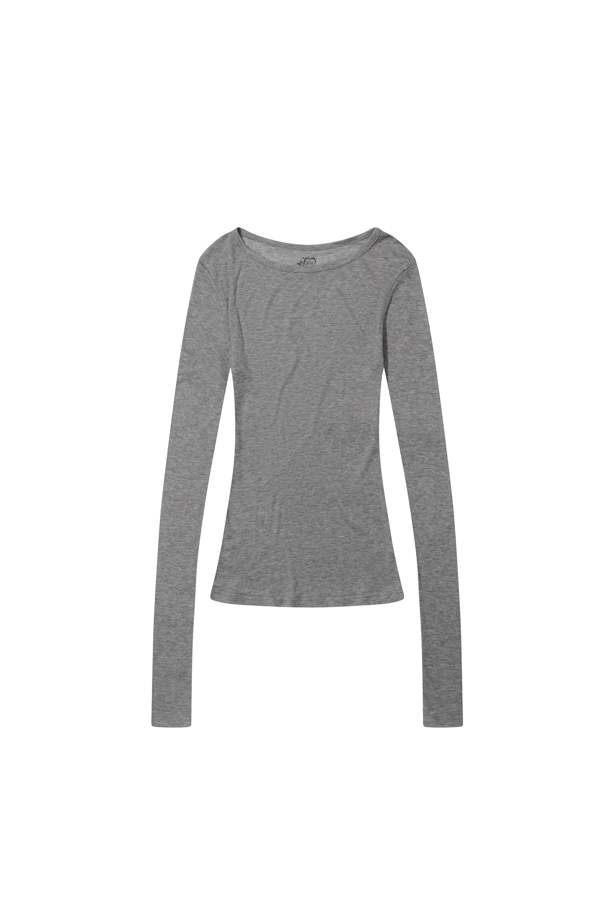 My Go To Tencel Tee Melange Gray - Image 4