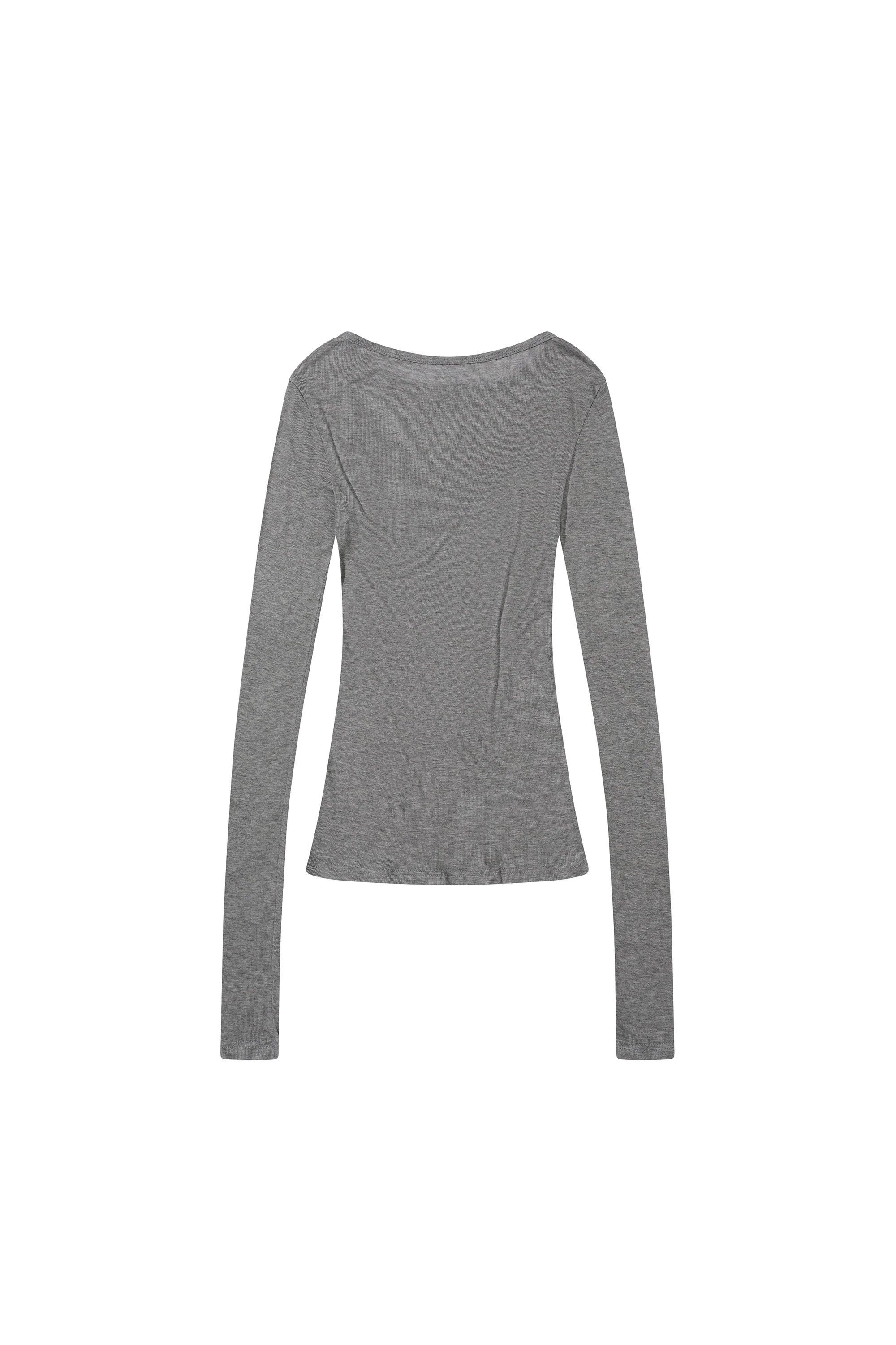 My Go To Tencel Tee Melange Gray - Image 5