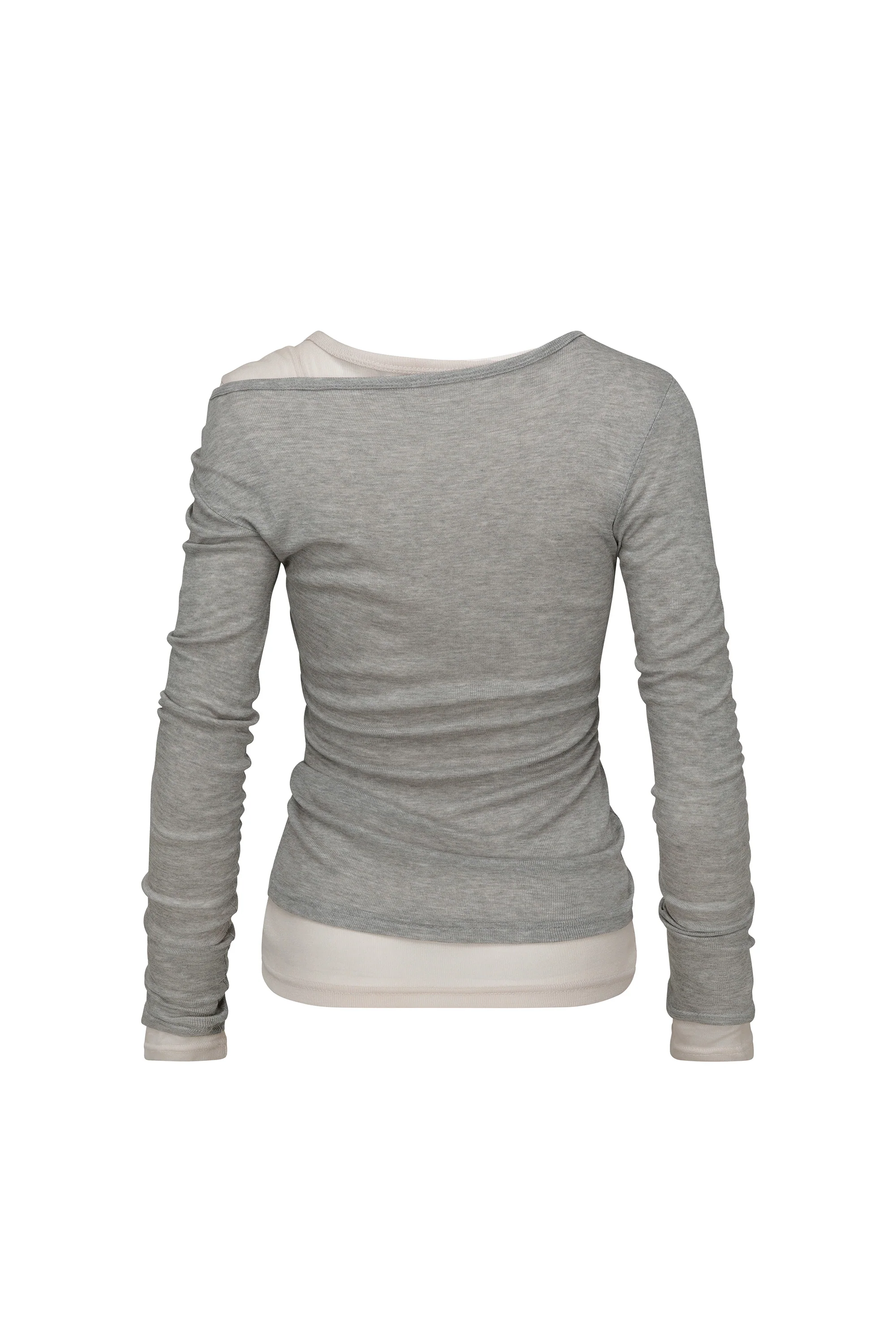 My Go To Tencel Tee Melange Gray - Image 7
