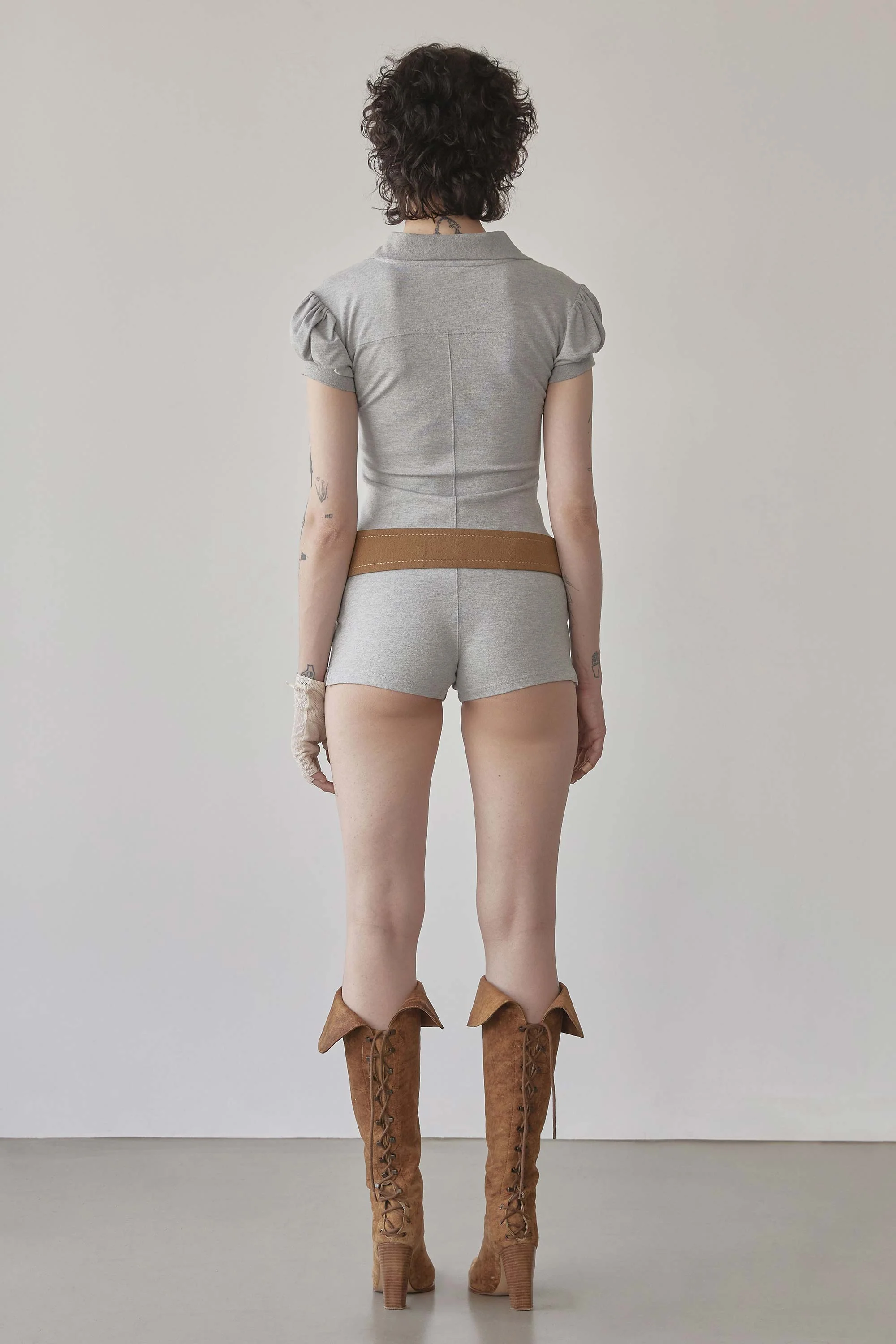 PK Classic Romper Melange Gray - Image 3