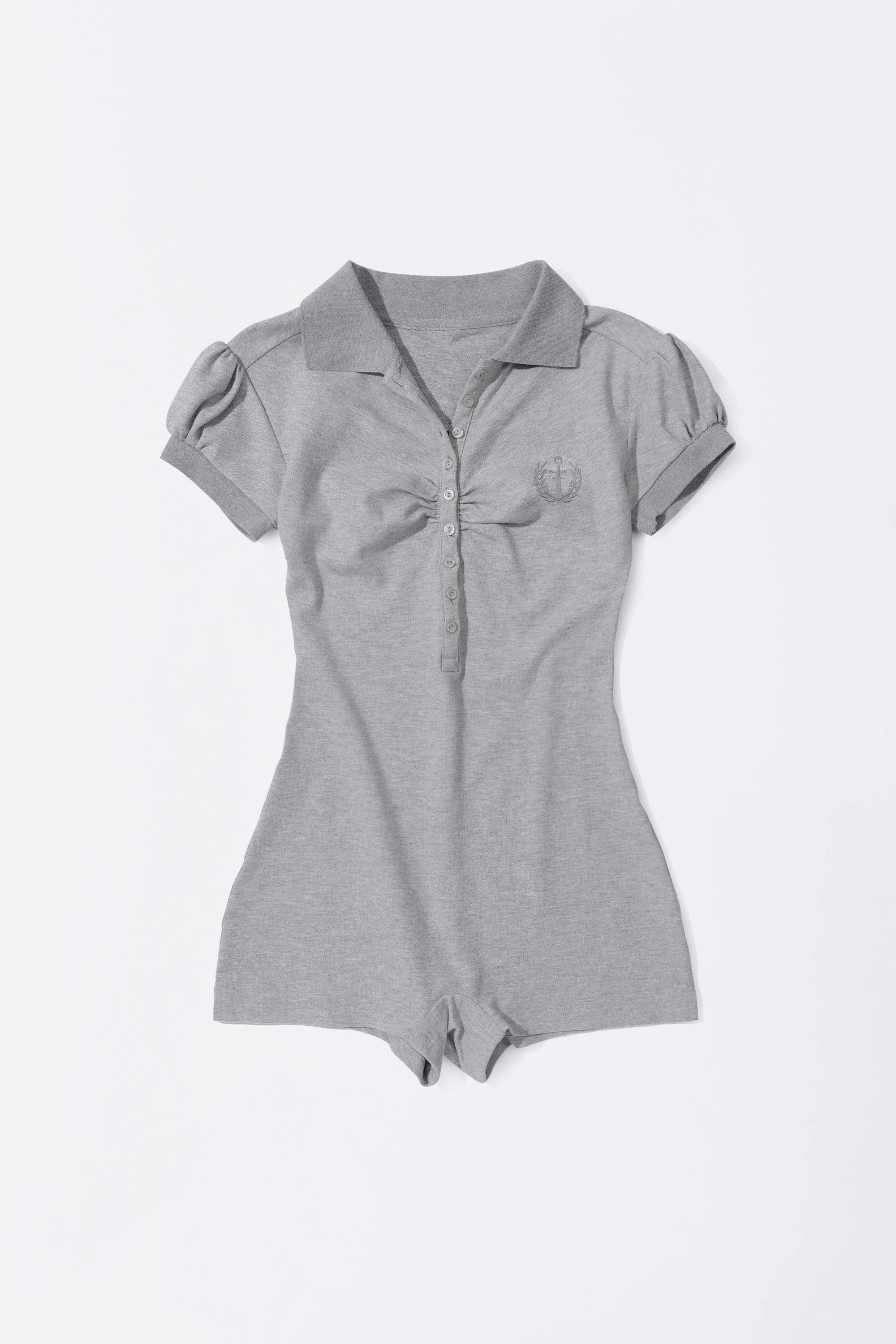 PK Classic Romper Melange Gray - Image 4