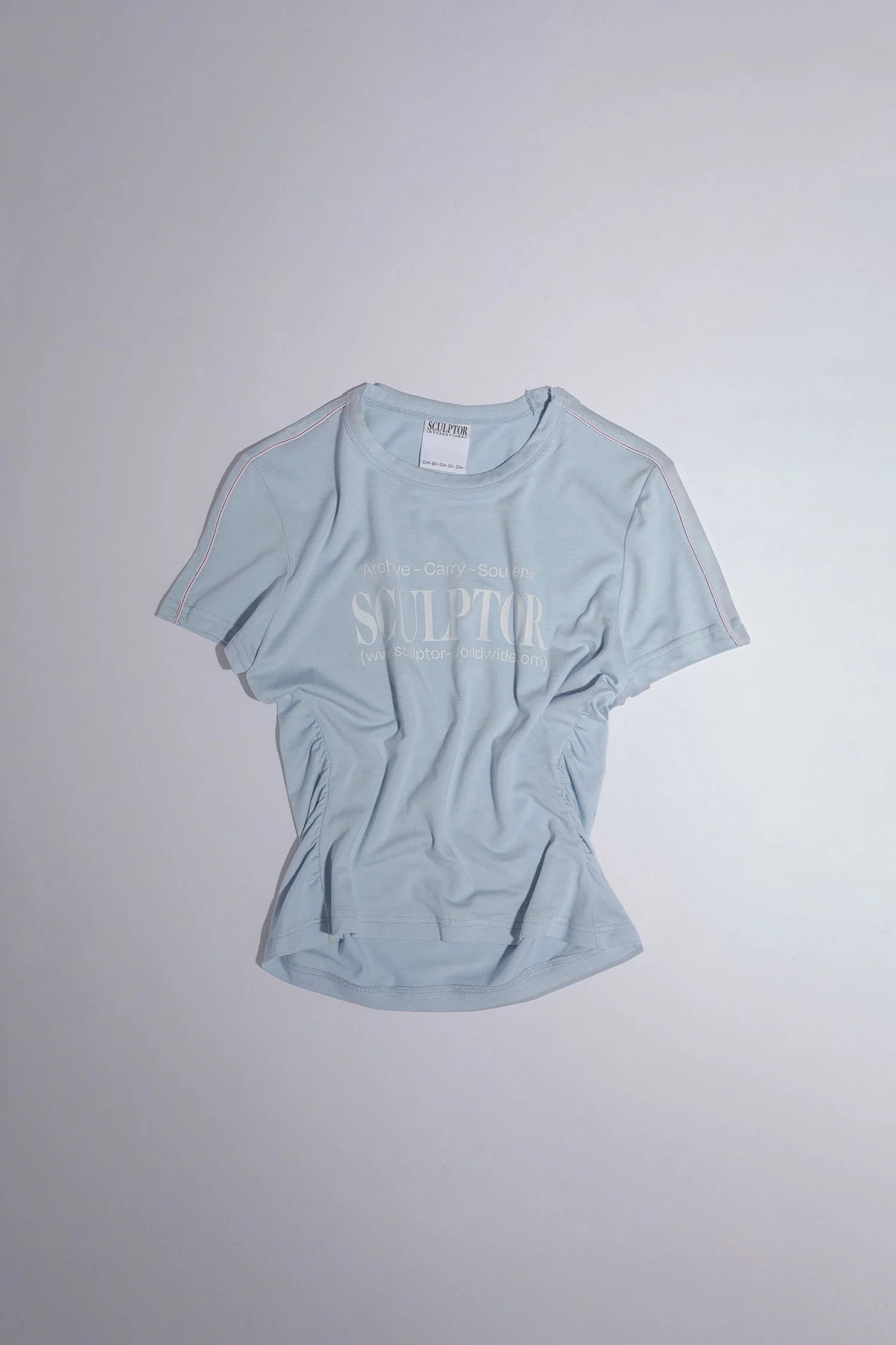 Sports Lettering Tee Baby Blue - Image 4