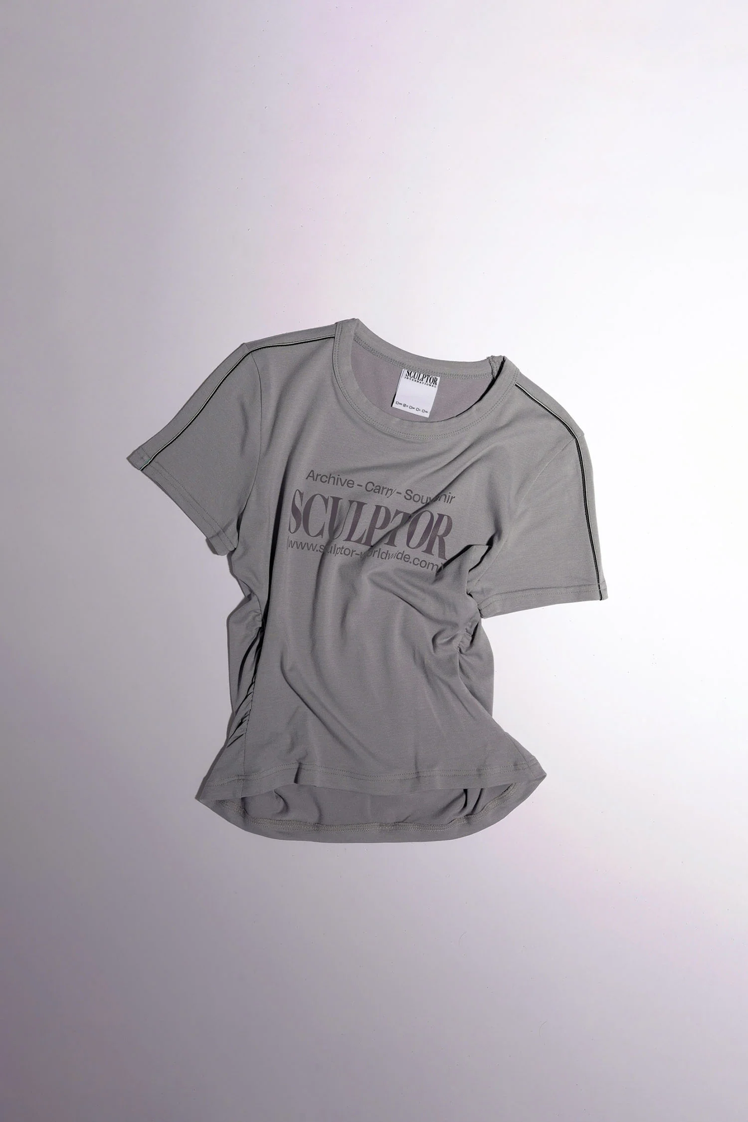 Sports Lettering Tee Gray - Image 4